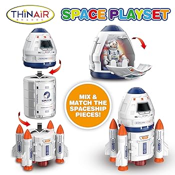 Amazon.co.jp: Nature Bound ロケット船 宇宙おもちゃ 子供用